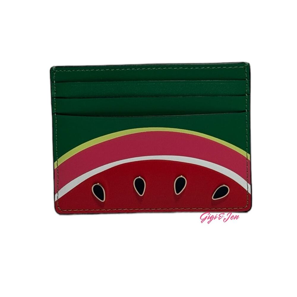 Kate Spade Watermelon Small Slim Card Holder New